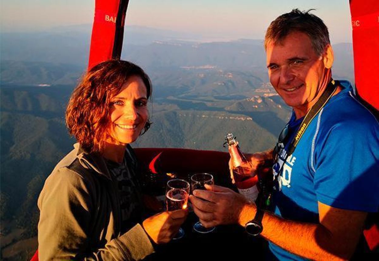 Long balloon rides in Catalonia